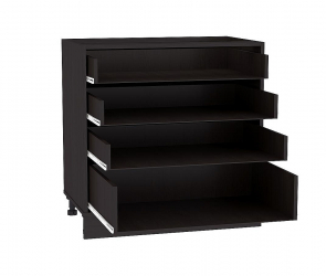 Каркас нижнего шкафа с 4-мя ящиками Н 804