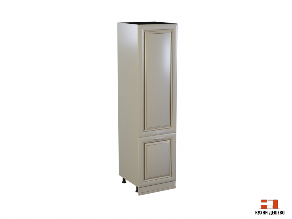Шкаф пенал под встраиваемый холодильник Грация