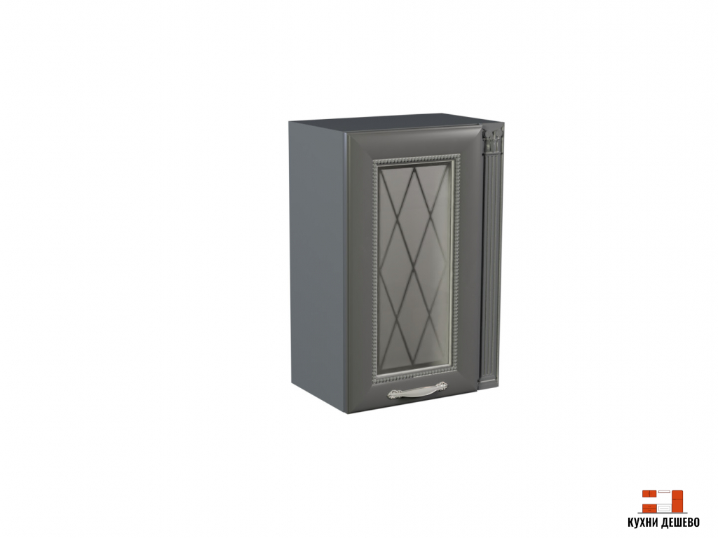 Шкаф верхний с 1-ой остекленной дверцей Грация