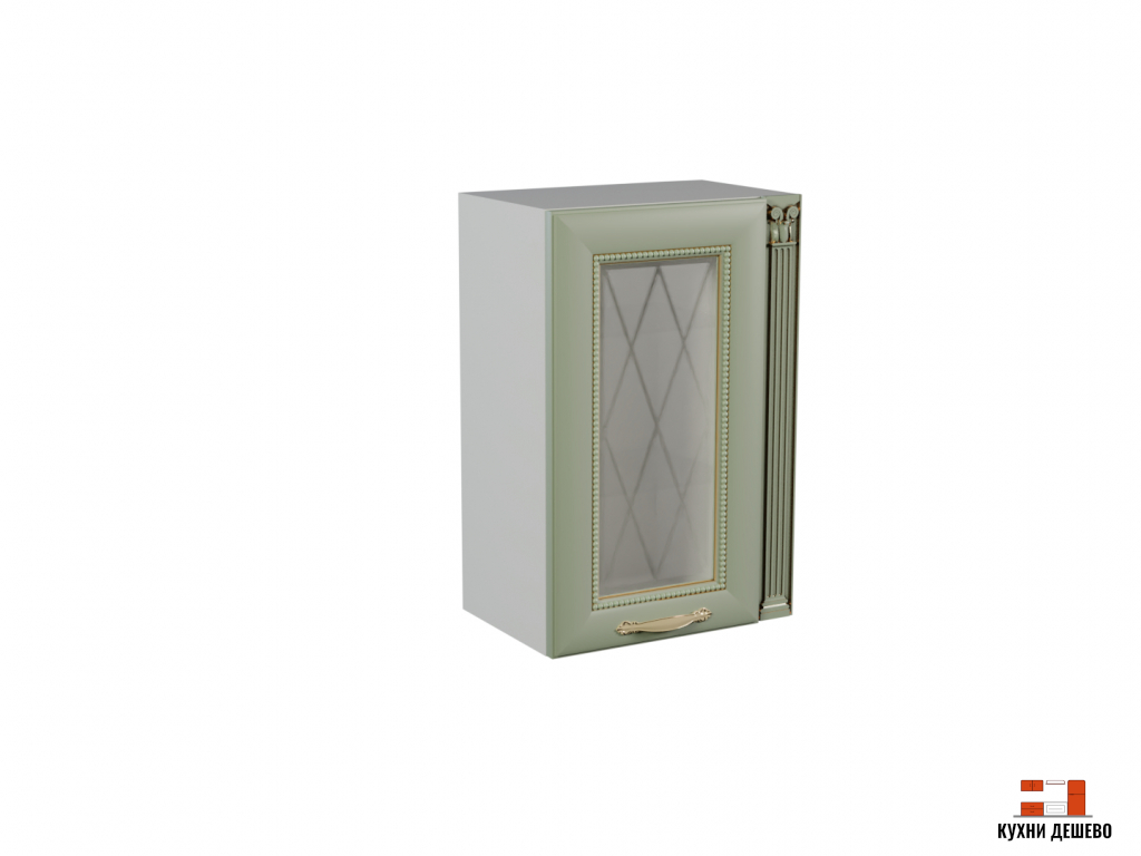 Шкаф верхний с 1-ой остекленной дверцей Грация