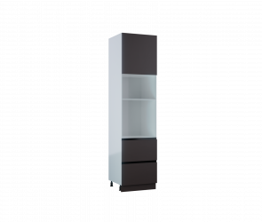 Шкаф пенал под бытовую технику с 1-ой дверцей и 2-мя ящиками Морган