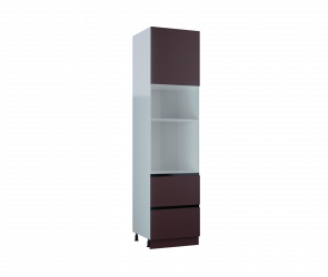 Шкаф пенал под бытовую технику с 1-ой дверцей и 2-мя ящиками Морган