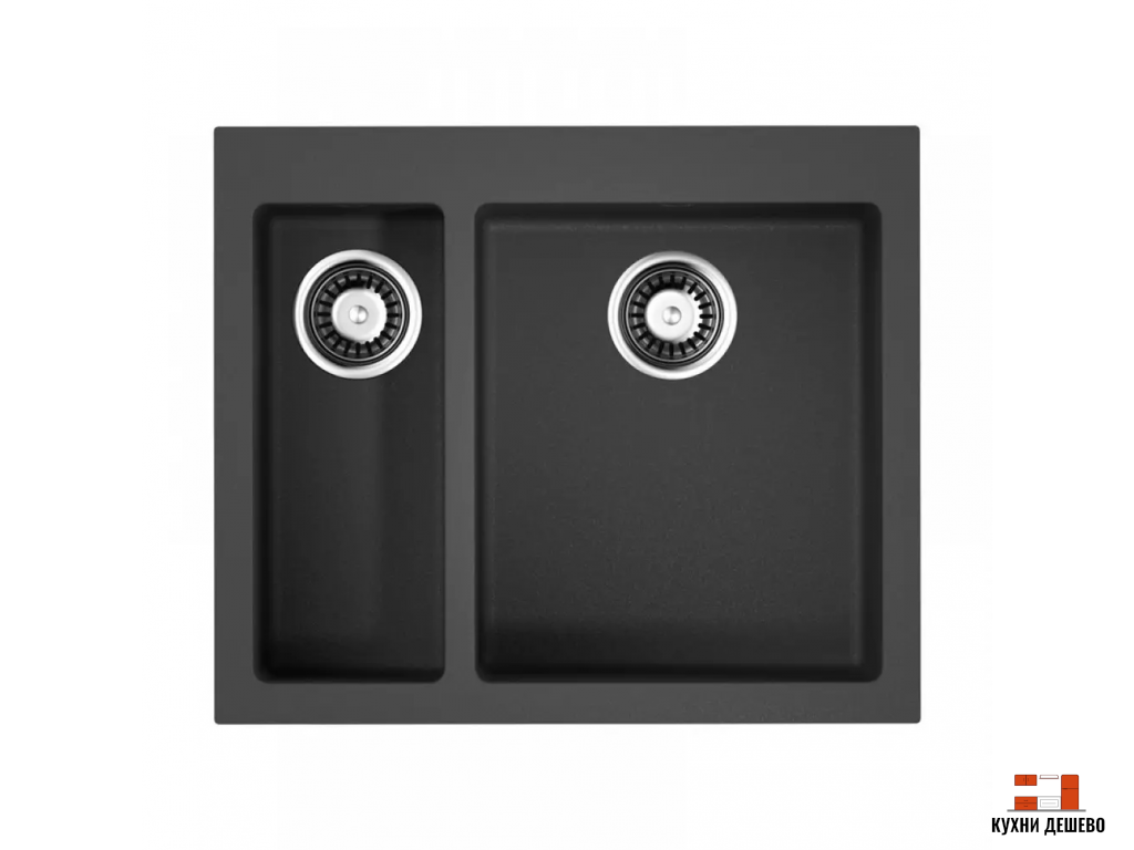 Omoikiri Bosen 59-2-BL Tetogranit/черный