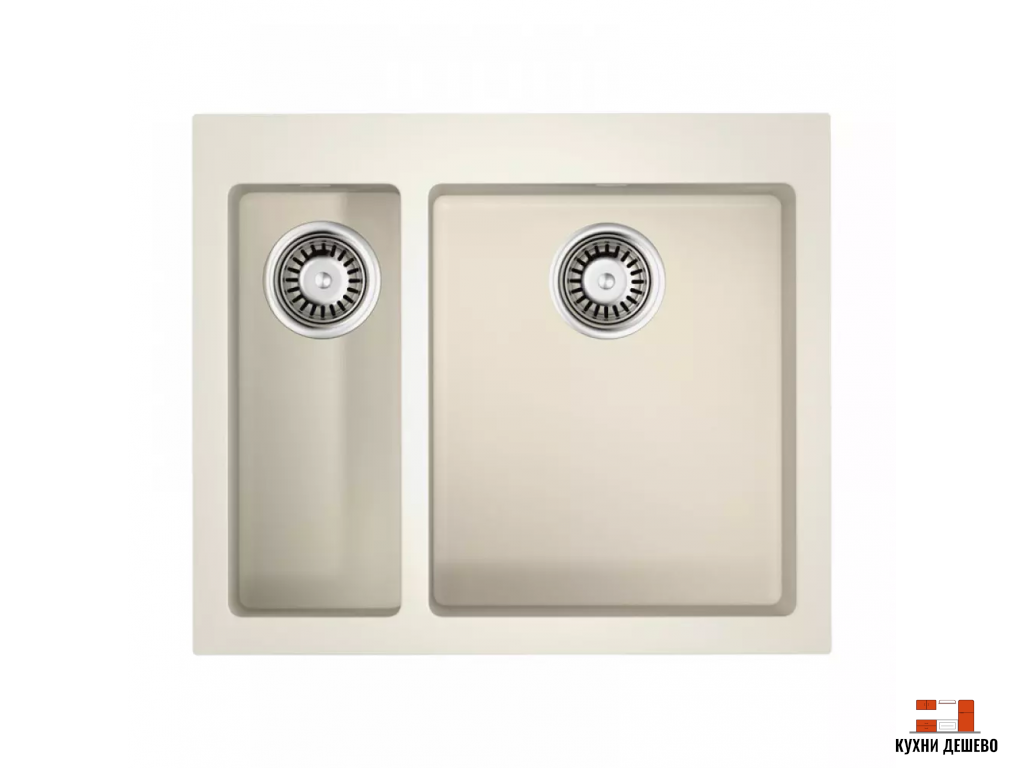 Omoikiri Bosen 59-2-WH Tetogranit/белый