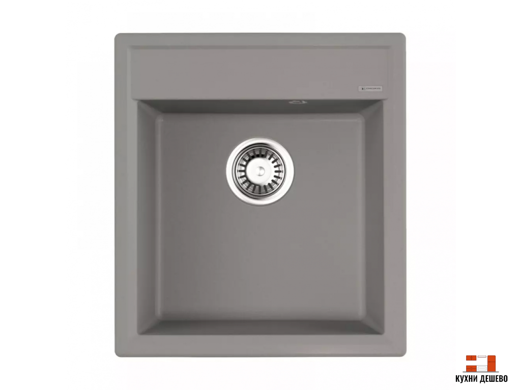Omoikiri Daisen 46-GR Artgranit/Leningrad Grey