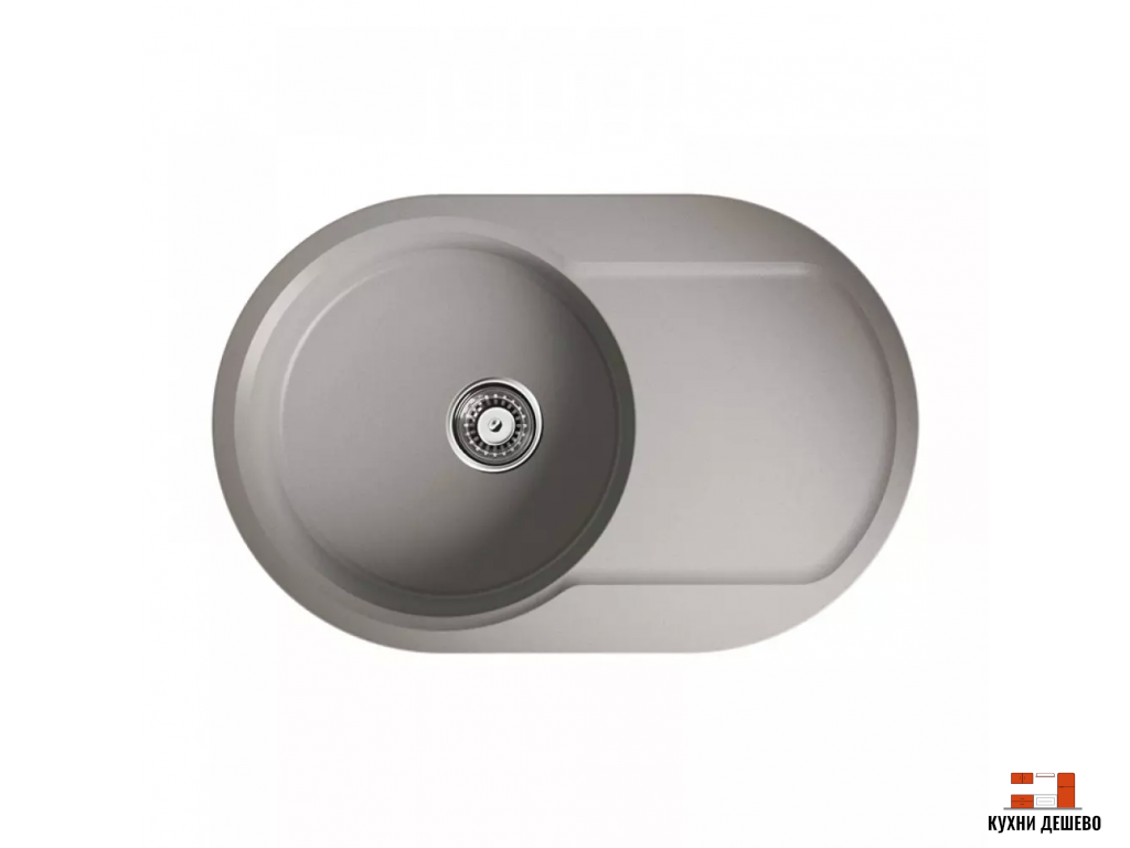 Omoikiri Manmaru 78-GR Artgranit/leningrad grey