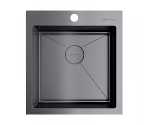 Omoikiri Akisame 46-GM нерж.сталь/вороненая сталь