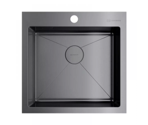 Omoikiri Akisame 51-GM  нерж.сталь/вороненая сталь