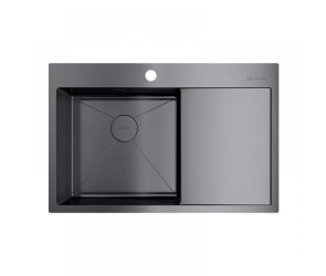 Omoikiri Akisame 78-GM-L нерж.сталь/вороненая сталь