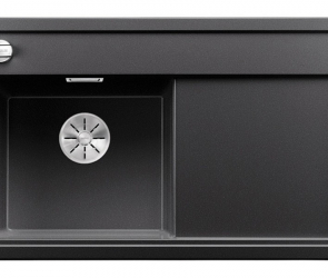 Blanсo ZENAR 45S SILGRANIT PuraDur (чаша слева)  антрацит с кл.-авт. InFino