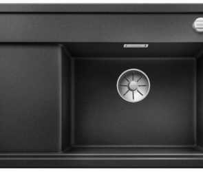 Blanсo ZENAR XL 6S Compact SILGRANIT PuraDur антрацит чаша справа, доска стекло c кл.-авт. InFino