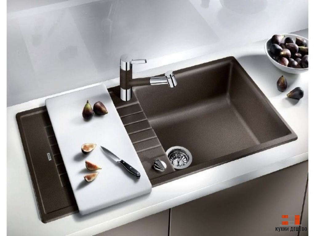 Blanсo ZIA XL 6S SILGRANIT PuraDur антрацит