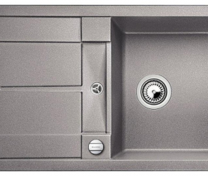 Blanсo METRA 45 S-F SILGRANIT PuraDur алюметаллик, с клапаном-автоматом