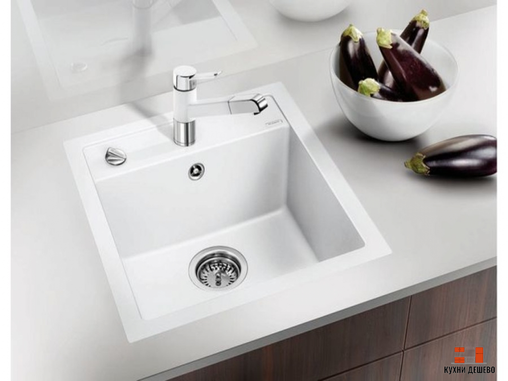 Blanсo DALAGO 45-F SILGRANIT PuraDur белый с клапаном-автоматом