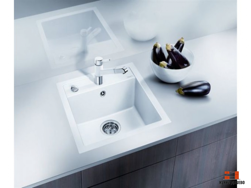 Blanсo DALAGO 45-F SILGRANIT PuraDur белый с клапаном-автоматом