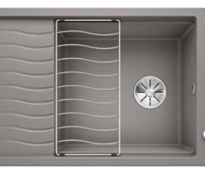 Blanсo ELON XL 6 S-F SILGRANIT PuraDur алюметаллик, с клапаном-автоматом  InFino