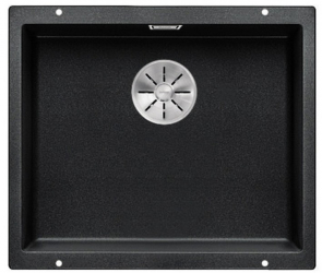 Blanсo SUBLINE 500-U SILGRANIT PuraDur антрацит с отв.арм. InFino