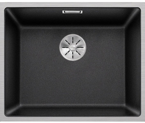 Blanсo SUBLINE 500-IF SILGRANIT PuraDur антрацит с отв.арм. InFino