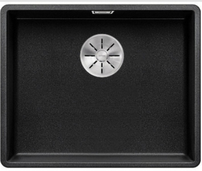 Blanсo SUBLINE 500-F SILGRANIT PuraDur  антрацит с отв.арм. InFino