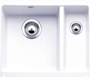 Blanсo SUBLINE 350/150-U керамика PuraPlus глянцевый белый