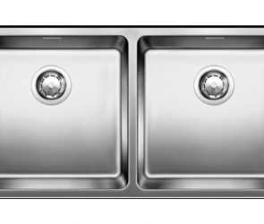 Blanсo ANDANO 400/400-U нерж.сталь зеркальная полировка с отв. арм. InFino