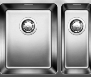 Blanсo ANDANO 340/180-IF нерж.сталь зеркальная полировка с отв. арм. InFino, левая