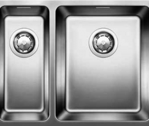 Blanсo ANDANO 340/180-IF нерж.сталь зеркальная полировка с отв. арм. InFino, правая