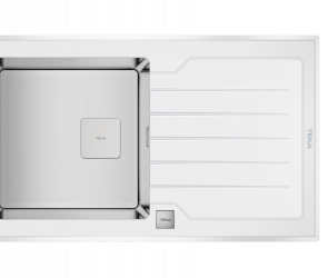 Teka DIAMOND RS15 1B 1D 86 WHITE Белое Стекло