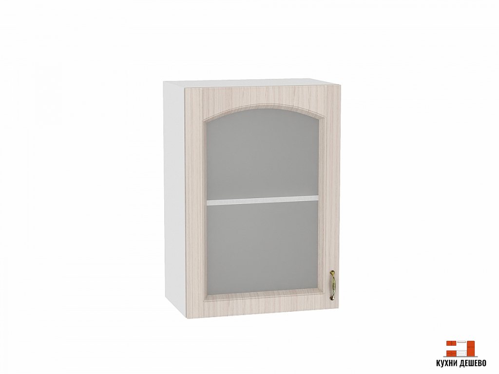 Шкаф верхний с 1-ой остекленной дверцей Валенсия