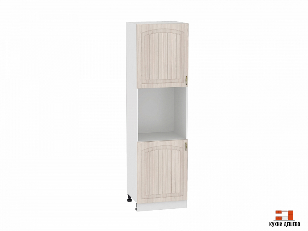 Шкаф пенал под бытовую технику с 2-мя дверцами Валенсия 600 (для верхних шкафов высотой 720)