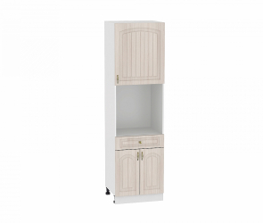 Шкаф пенал под бытовую технику с дверцами и 1-м ящиком Валенсия 600 (для верхних шкафов высотой 720)