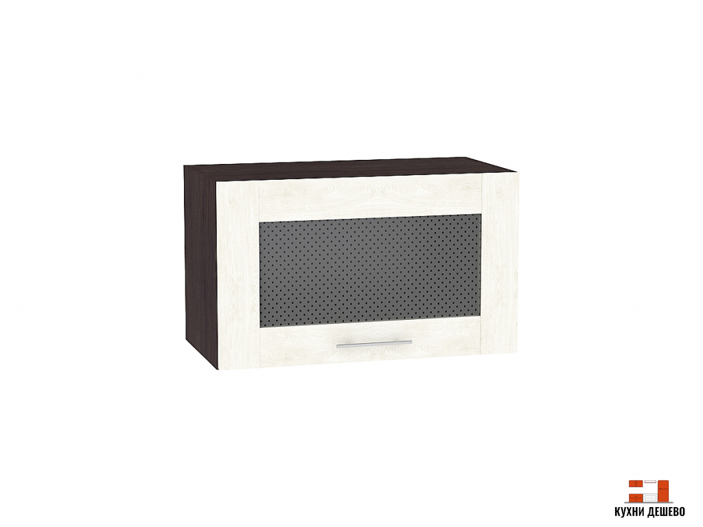 Шкаф верхний горизонтальный остекленный Альба