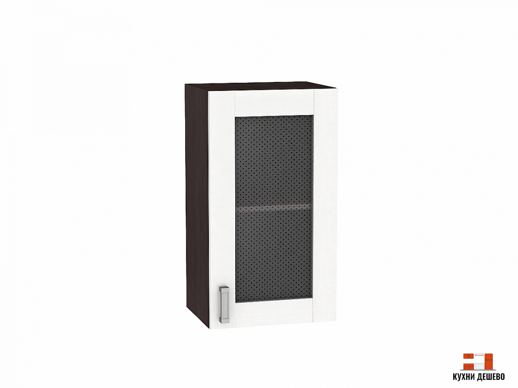 Шкаф верхний с 1-ой остекленной дверцей Альба