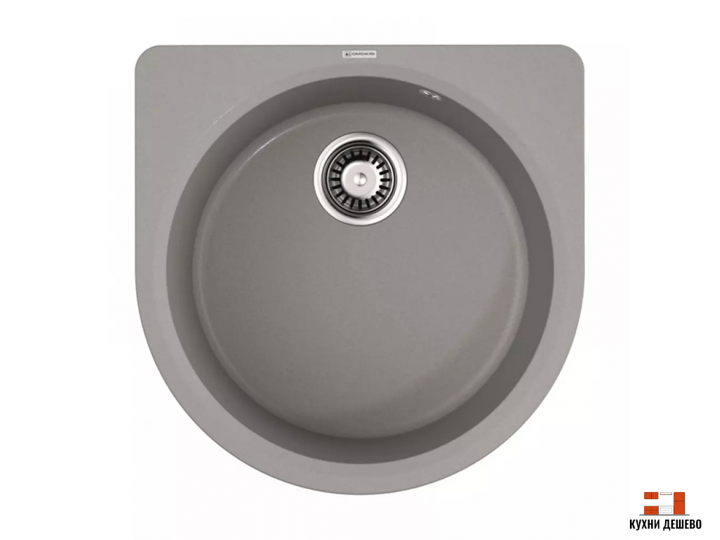 Omoikiri Akegata 51-GR Artgranit/Leningrad grey