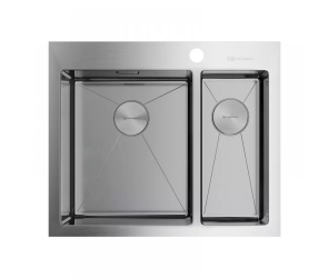 Omoikiri Akisame 60-2-IN-L нерж.сталь/нержавеющая сталь