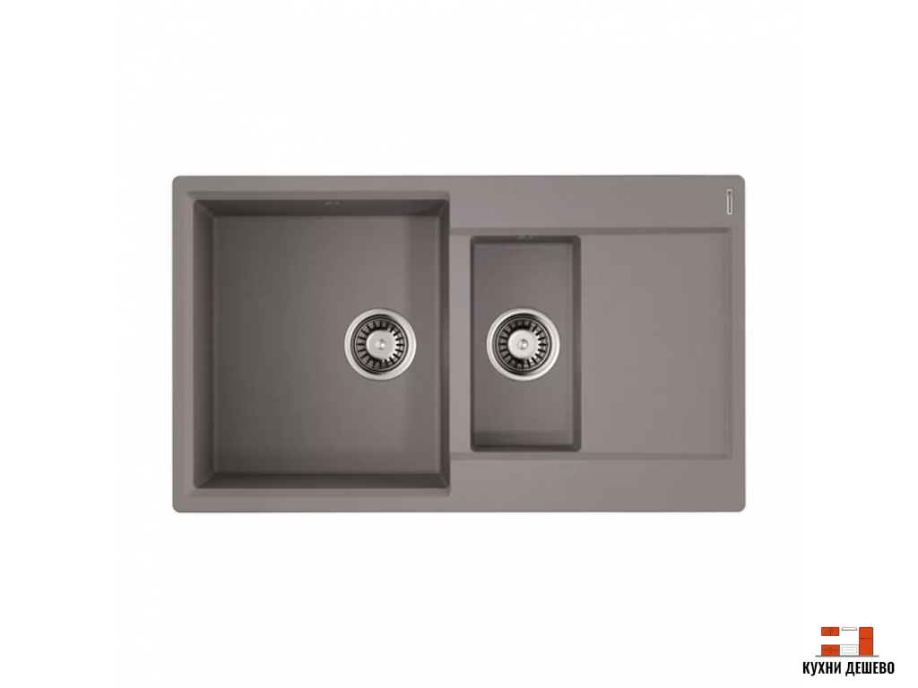 Omoikiri Daisen 86-2-GR Artgranit/Leningrad grey