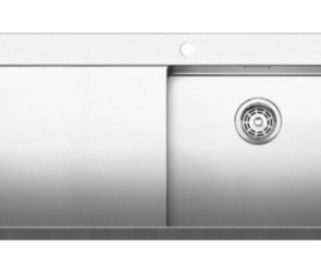 Blanco claron 5s-if/a нерж. сталь зерк.пол. правая мойка (автомат)