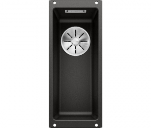 Blanсo SUBLINE 160-U SILGRANIT PuraDur черный c отв.арм. InFino