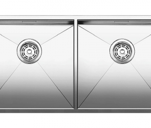 Blanсo ZEROX 400/400-IF нерж.сталь зеркальная полировка с отв. арм. InFino