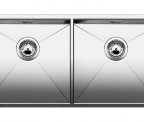 Blanсo ZEROX 400/400-U нерж.сталь зеркальная полировка с отв. арм. InFino