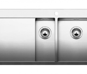 Blanсo CLARON 6S-IF/А (чаша справа) нерж.сталь зеркальная полировка с  кл.-авт. InFino и управлением PushControl