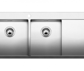 Blanсo CLARON 8S-IF/А (чаша слева) нерж.сталь зеркальная полировка с кл.-авт. InFino и управлением PushControl