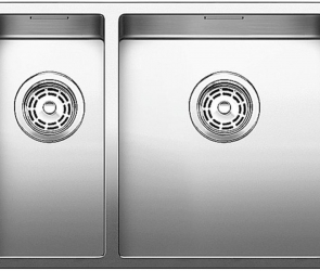 Blanсo CLARON 340/180-IF (чаша справа) нерж.сталь зеркальная полировка с отв. арм. InFino