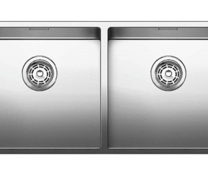 Blanсo CLARON 400/400-U нерж.сталь зеркальная полировка с отв. арм. InFino