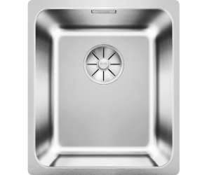 Blanсo SOLIS 340-U нерж.сталь полированная с отв. арм. InFino®