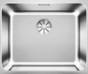 Blanсo SOLIS 500-U нерж.сталь полированная с отв. арм. InFino®