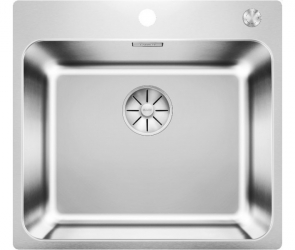 Blanсo SOLIS 500-IF/A нерж.сталь полированная с отв. арм. InFino®