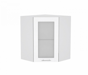 Шкаф верхний угловой остекленный Эрфурт