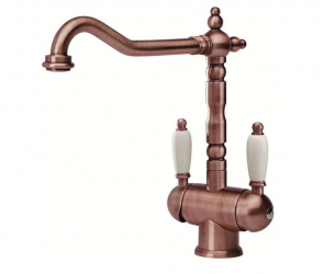 Franke Old England 2 ручки медь