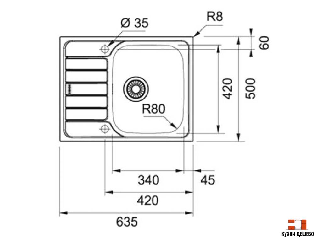 Franke SPARK SKN 611-63